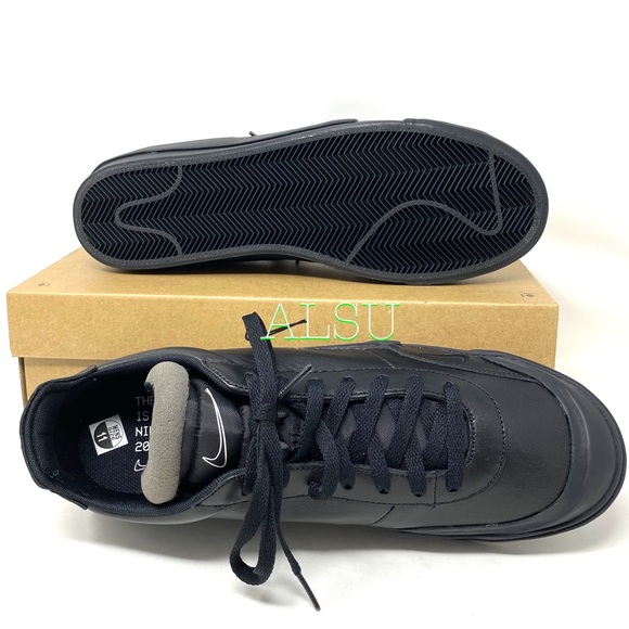 Nike Drop-Type PRM Leather Black Men’s Sneakers - Picture 3 of 9